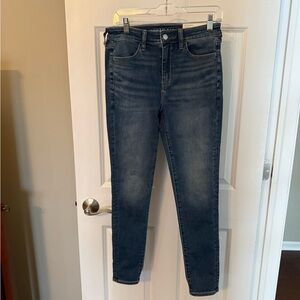 American Eagle Outfitters Dark Blue Skinny Jeans